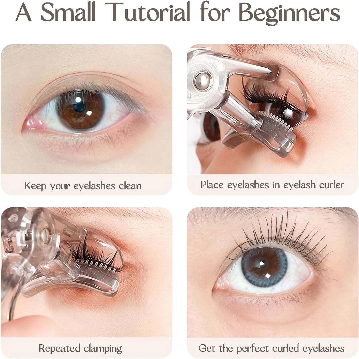 ✨ Crystal‐Clear Lash Curler ✨