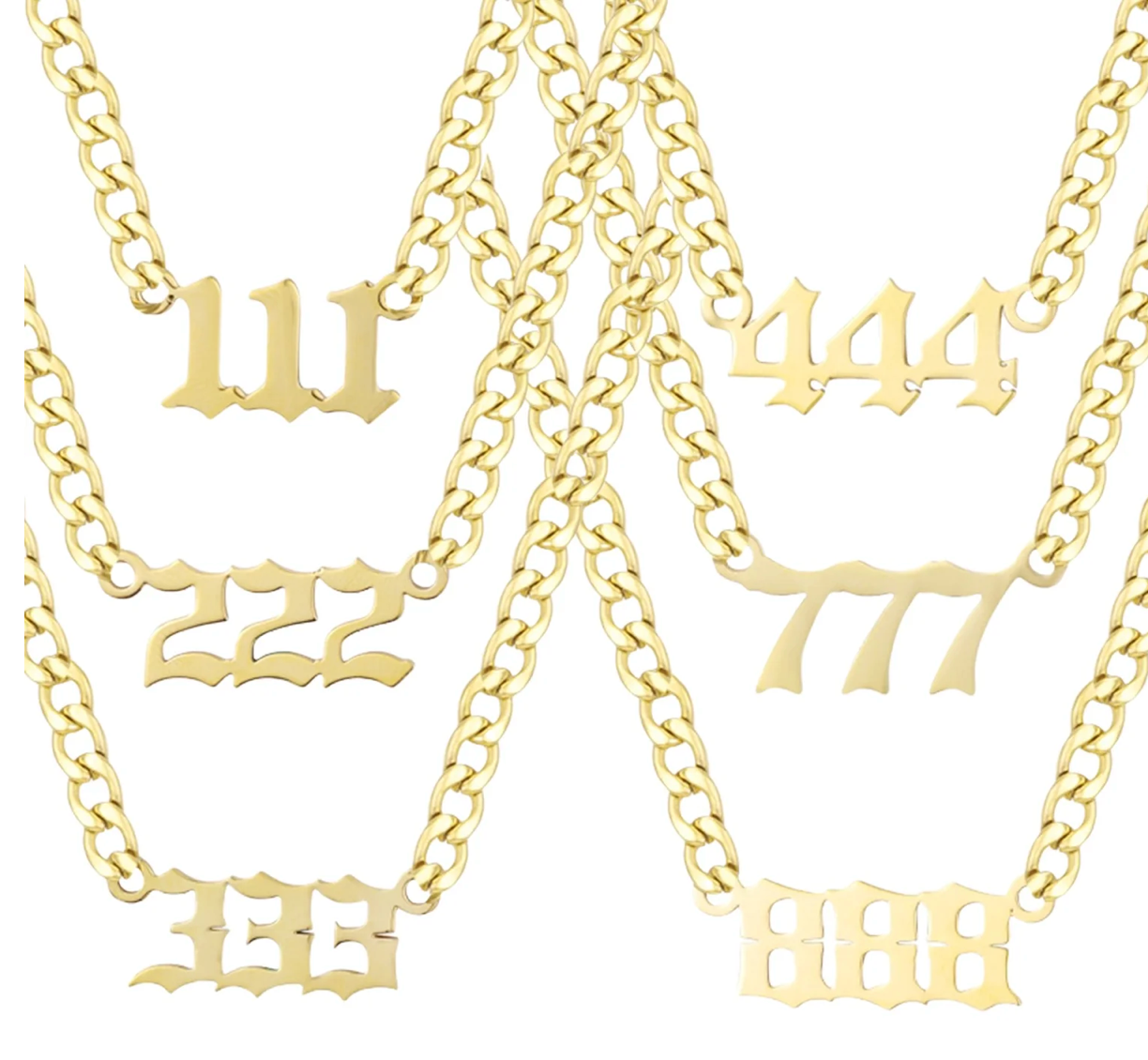 CloveJewels™ Angel number necklace