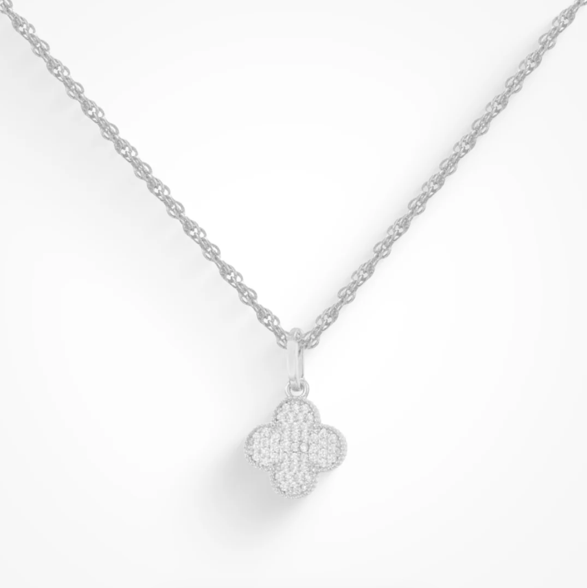 CloveJewels™ Iced Clover Necklace
