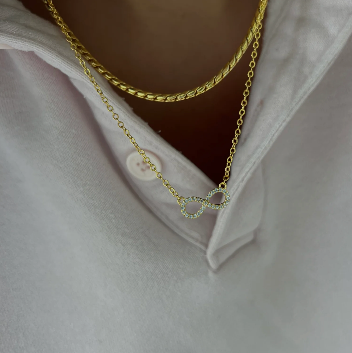CloveJewels™ Iced Infiniti Necklace