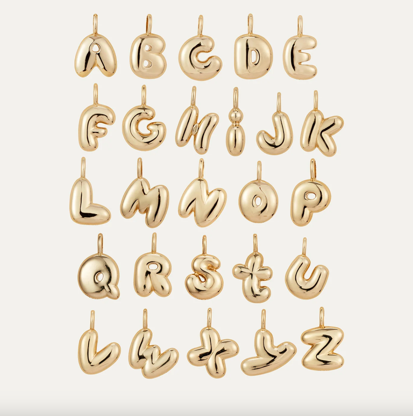 CloveJewels™ Bubble Letter Necklace