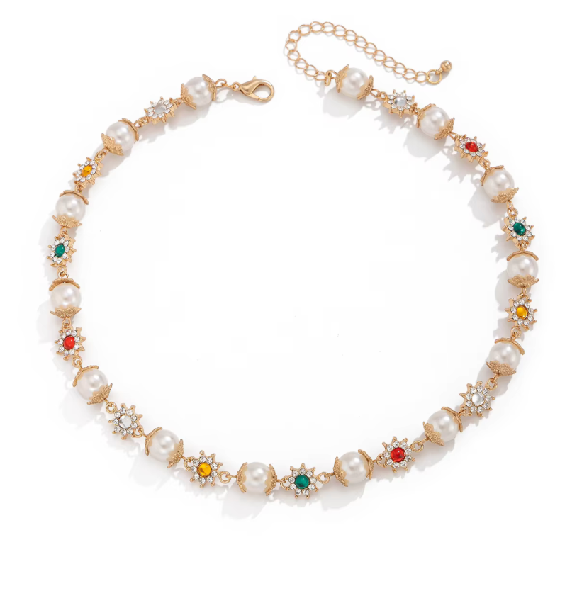 CloveJewels™ Pearl Charm Necklace