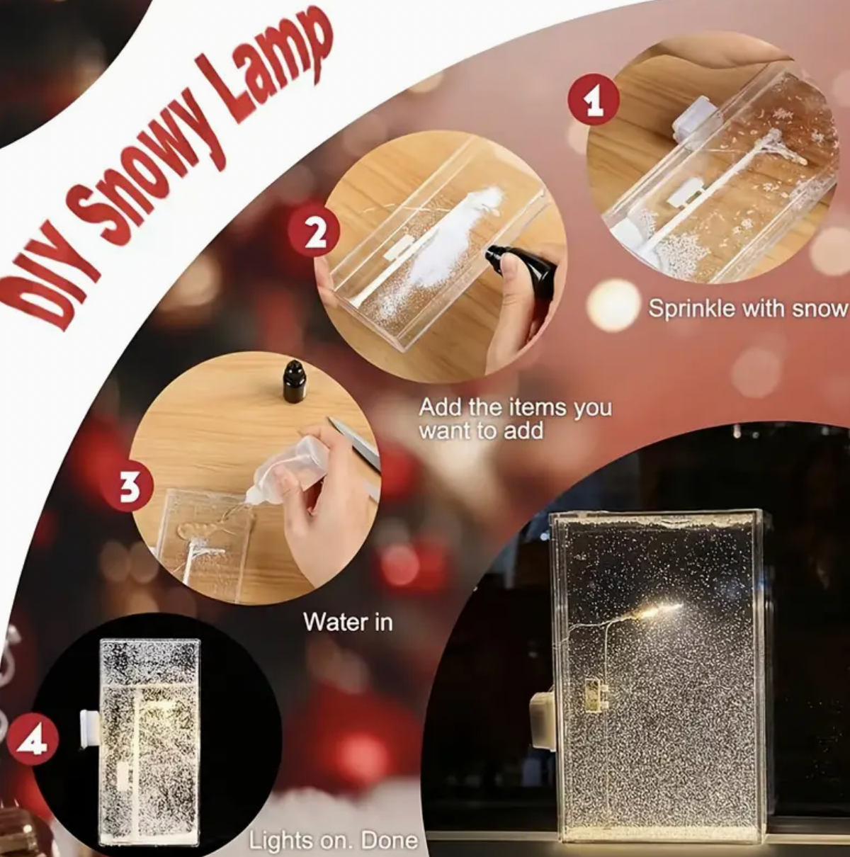 SnowDIY™ Night Light - DIY Winter Scene Lamp