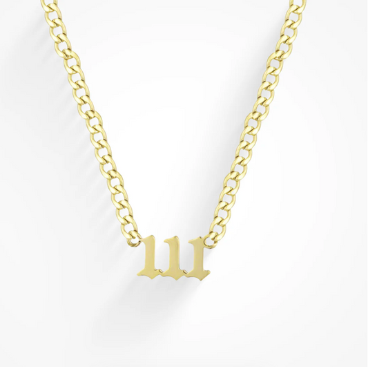 CloveJewels™ Angel number necklace