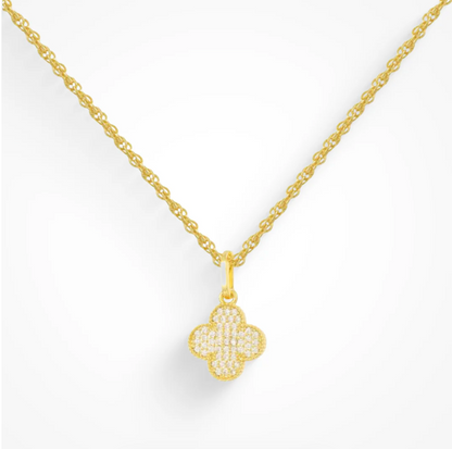 CloveJewels™ Iced Clover Necklace