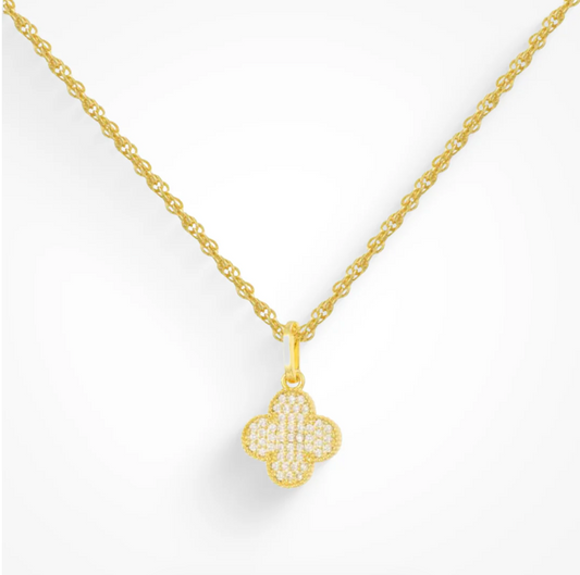 CloveJewels™ Iced Clover Necklace