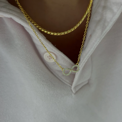 CloveJewels™ Iced Infiniti Necklace