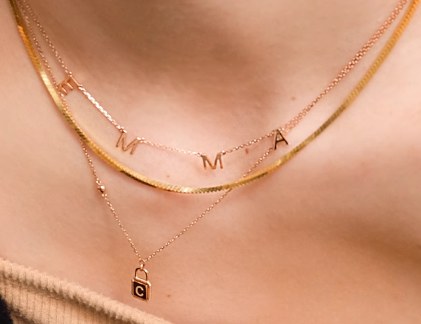 Custom Name Pendant Necklace – Personalized Stainless Steel Jewelry