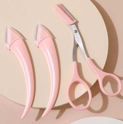 Multi-Use Eyebrow and Facial Razor Set