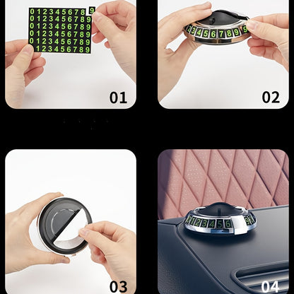 360° Magnetic Car Phone Holder - Sleek & Secure Dashboard Mount