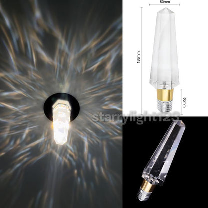 Here is a translated version in Spanish:  Bombilla LED de Cristal