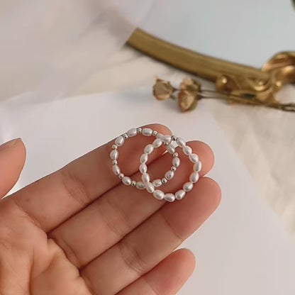 Boujee Pearl Necklace – Heart Charm (Gold & Silver) + Free Pearl Ring 🎁